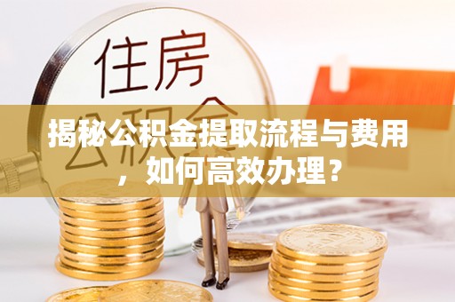 吉木萨尔揭秘公积金提取流程与费用，如何高效办理？
