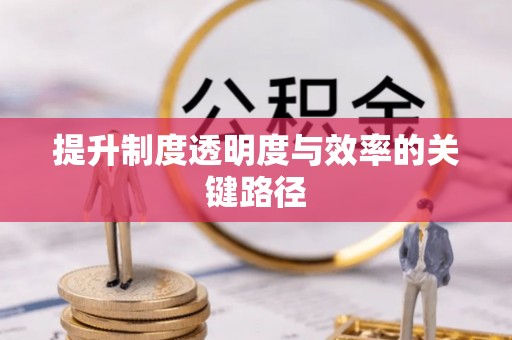 吉木萨尔提升制度透明度与效率的关键路径
